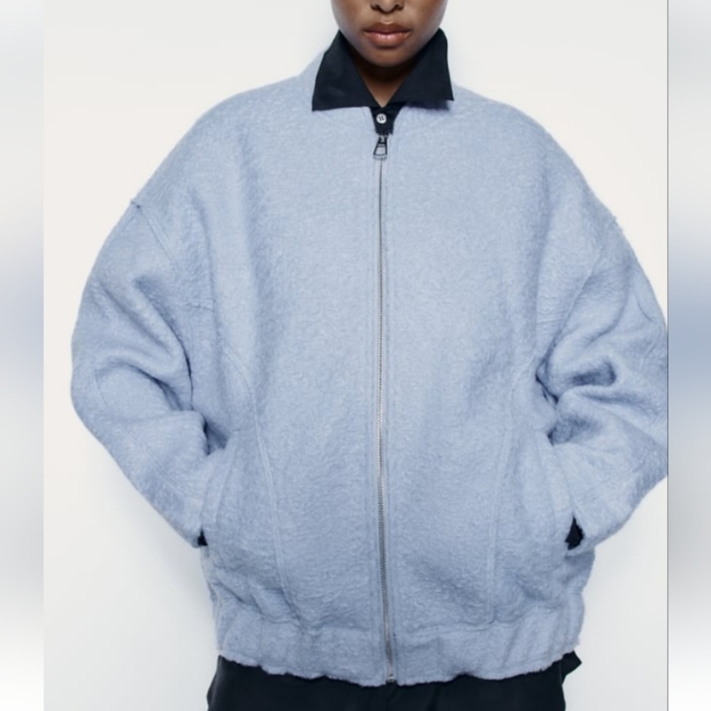 Zara Oversized Bougle Bomber Jacket